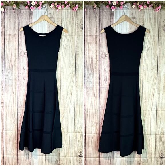 Sandro Scoop Neck Knee Length Dress - Picture 1 of 10